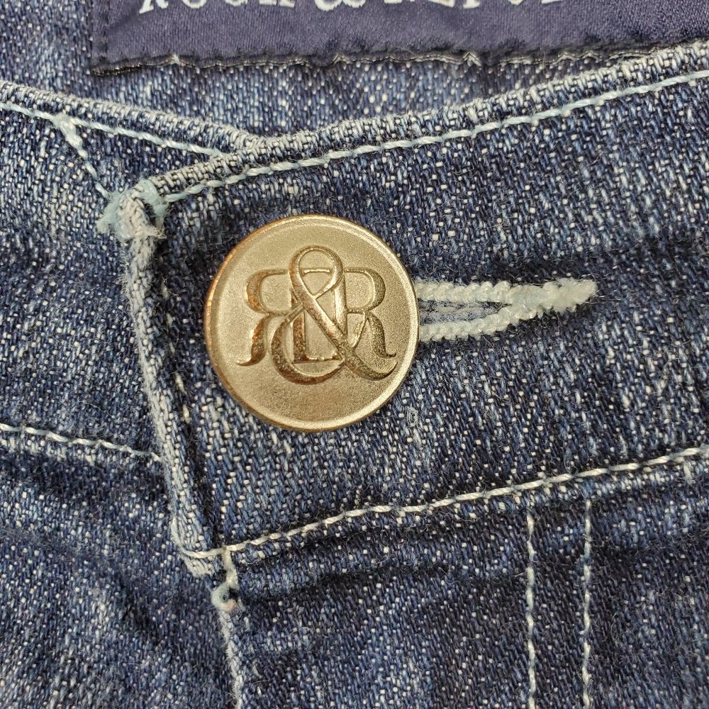 SOLD - Rock & Republic Simon Denim Shorts Size 28 - Picture 3 of 9